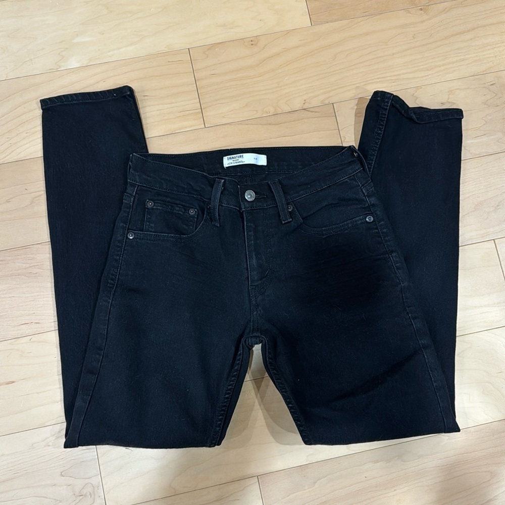 Levi’s SIGNATURE black jeans 28 x 30 SLIM